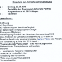 JHV 2019 Einladung 1/2