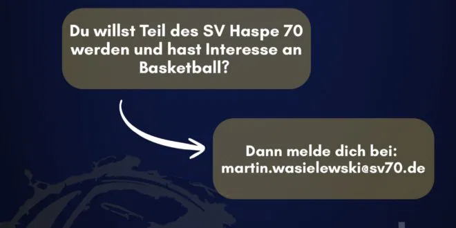 WIR SUCHEN DICH – WERDE TEIL DES HASPER BASKETBALL-WEGES!