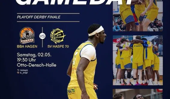 Spiel 1 im Hagener Finale